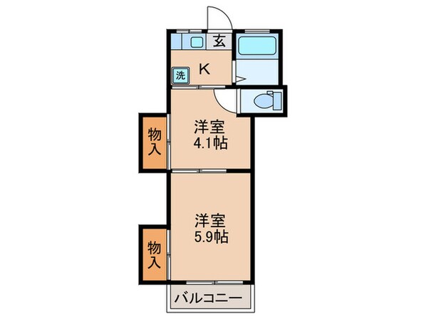 メゾン上の宮の物件間取画像